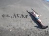 Victor :  Plage de sable noir Grand Anse Trois Rivières. Dimanche 3 mars 2013